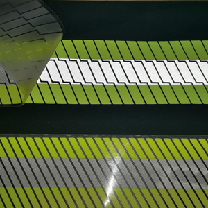 เทปสะท้อนแสงสะท้อนแสงแบบแบ่งส่วนสีเงิน5ซม. แผ่นสะท้อนแสงสำหรับพิมพ์เสื้อผ้าเพื่อความปลอดภัยแบบร้อนกดพิมพ์ฟิล์มสะท้อนแสง - Product Image 2