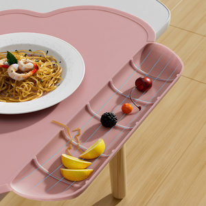 Mantel Individual para <span class=keywords><strong>comer</strong></span> para bebés, manteles de silicona para mesa con bolsillo para atrapar alimentos, mantel Individual antiadherente para restaurantes, viajes en casa - Product Image 1