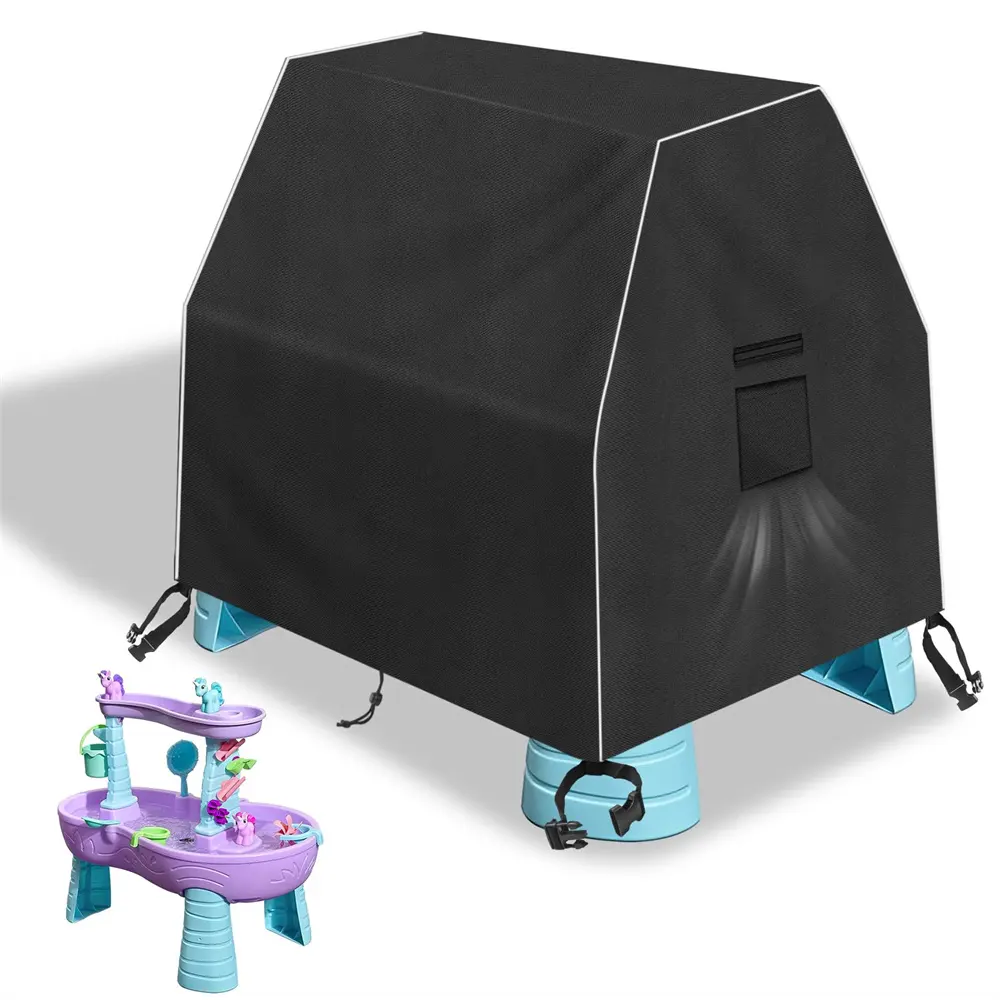 Kinder-Wassertischbezug passt für Schritt 2 Regenduschen Spritzbecken Wassertisch 420 D wasserdicht Staubdicht UV-schutz Outdoor-Spielzeugbezug
