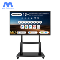 Pantalla Interactiva LCD MIDA EDLA con Cámara Integrada de 4800W, Pizarra Inteligente con IA para Enseñanza y Reuniones, Pantalla 4K