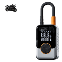 Mini Cordless Tire Inflator Portable Wireless Air Compressor Digital Pressure Monitor for Car Electric Vehicle