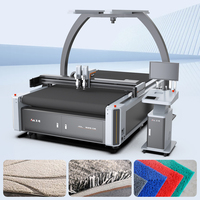 Máquina Cortadora de Alfombras de Doble Capa con Patrones Irregulares AOL-1625 con Sistema de Alimentación Automática