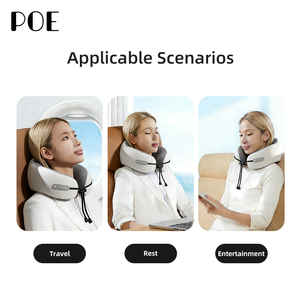 Oreiller de <span class=keywords><strong>voyage</strong></span> personnalisé en mousse à mémoire de forme en U pour le cou, soutien cervical, <span class=keywords><strong>avion</strong></span>, voiture, avec logo personnalisé - Product Image 3