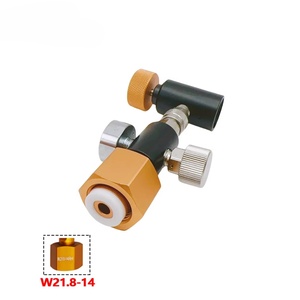 Adaptateur de remplissage de CO2 pour machine à eau gazeuse, compatible avec les cartouches Sodastream Fizzi Blue (filetage TR21-4) - Product Image 1
