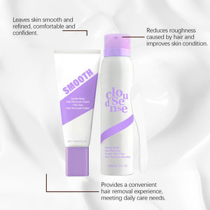 Kit de Soins Corporels Épilatoire Doux : Crème <span class=keywords><strong>Mousse</strong></span> pour Femme – Nourrit, Lisse et Hydrate la Peau Fine, Rafraîchissant et Confortable - Product Image 4