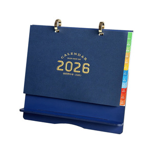 Promotional Custom Logo Printed 2026 New Yearly Monthly Wall Calendar Braille Wall Calendar Printing Logo Style Calendar