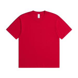 High Quality Solid Color 180gsm Blanks Cotton T Shirt Custom Printed Plain Round Neck <b>TShirt</b> Customized Graphic T Shirts - Product Image 3