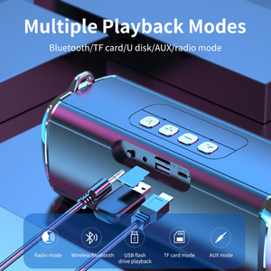 Loa <span class=keywords><strong>Bluetooth</strong></span> ngoài trời đa chức năng, âm trầm mạnh mẽ, đèn LED RGB, công suất <span class=keywords><strong>5W</strong></span>, dây đeo, bán buôn - Product Image 6