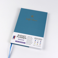 Carnet de notes à stratification mate au toucher doux avec impression de journal avec estampage par feuille