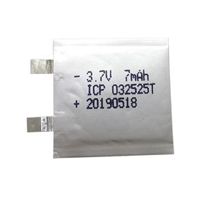 Горячие продажи ультра тонкий маленький аккумулятор 032525 3,7 В 7 мАч литий-полимерная аккумуляторная батарея - Product Image 3