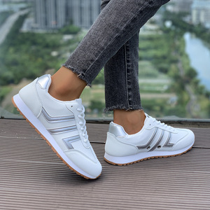 Chaussures à plateforme à bout rond pour femmes, chaussures décontractées, <span class=keywords><strong>mocassins</strong></span> à lacets, taille 43, mode <span class=keywords><strong>2022</strong></span> - Product Image 4