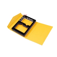 Boîte personnalisée pour cartes VIP, fabriquée sur mesure, en papier spécial, rouge, bleu, noir, pour cartes de membre, idéale pour les expositions