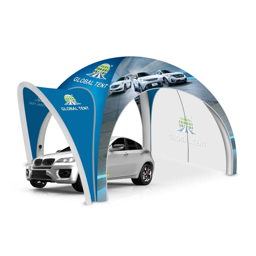GLOBALES Zelt Werbe-Custom Sport aufblasbares Zelt Garagen Vordach für Veranstaltungen Party