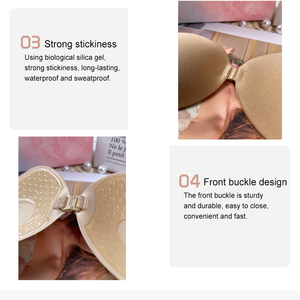 Hot bán đẩy lên trong suốt nâng chống chảy xệ Bông Áo ngực cho phụ nữ và dính dính vô hình áo ngực đồ lót - Product Image 6