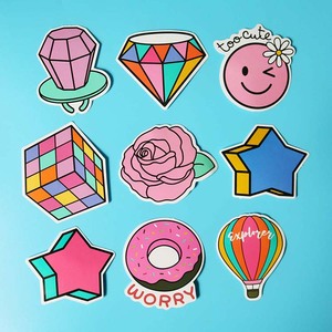 Commercio all'ingrosso della ragazza bella sveglia 60pcs pacchetto autoadesivo del computer portatile, dei bagagli della decalcomania - Product Image 2