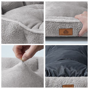 Sofá cama para mascotas lavable de lujo cómodo esponjoso personalizado cama para mascotas - Product Image 2