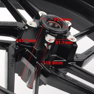 Mozzo Ruota Anteriore per Moto <span class=keywords><strong>DUCATI</strong></span> 899 <span class=keywords><strong>959</strong></span> 1199 1299 - Product Image 2