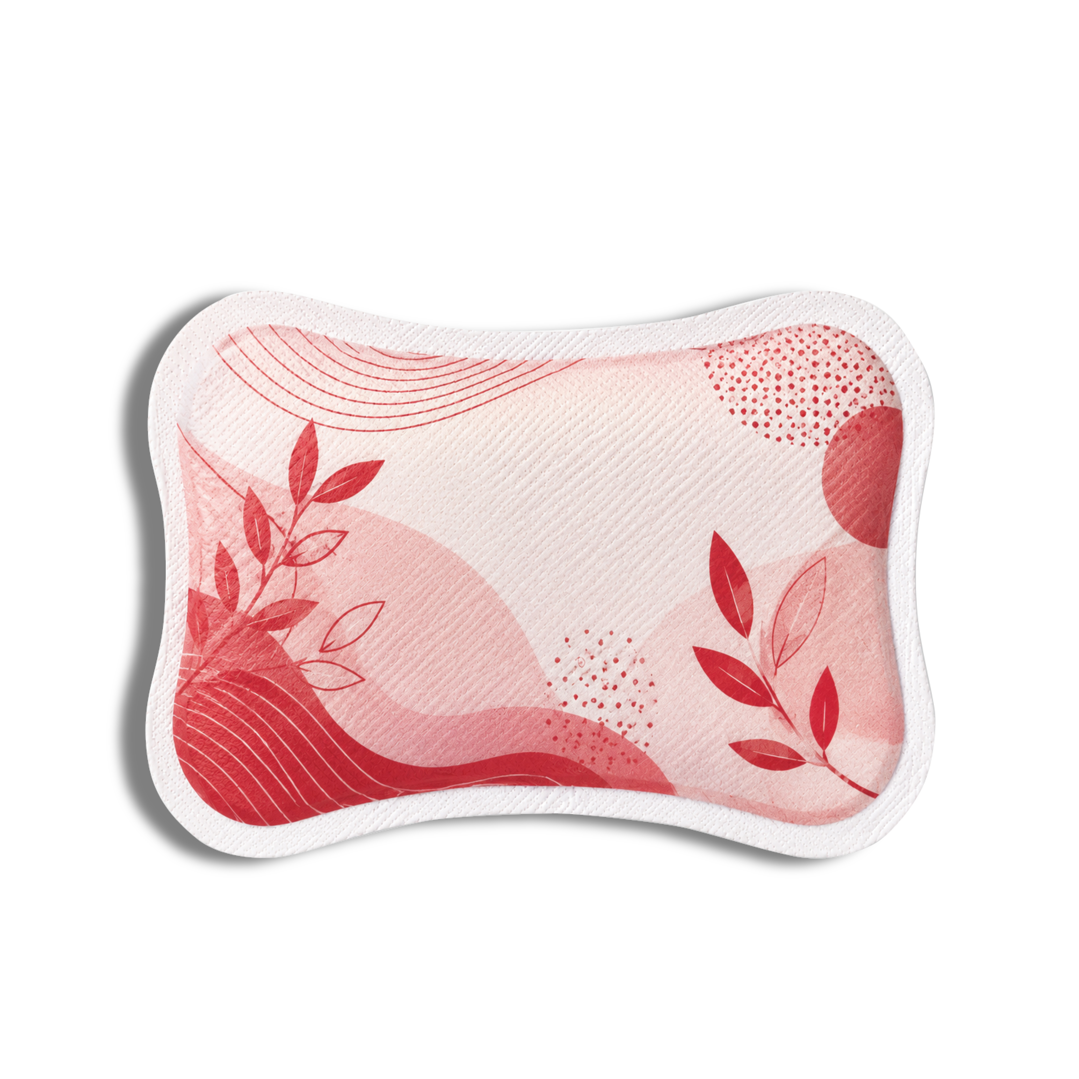 Forme rectangulaire rouge