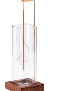 Support d'encens religieux en verre pour yoga, méditation et spa, avec insert pour graines parfumées, autocollant décoratif aromatique pour la maison, pack d'aromathérapie - Product Image 2