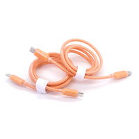 Nouveau câble USB C vers USB C transparent en cristal de glace tressé, PD 65W, câble de charge rapide et de transfert de données pour iPhone 15 16 Pro Max, téléphones de type C