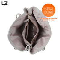 Sac fourre-tout en cuir véritable grainé LZ Supplier, grande capacité, sac à main pour femme, élégant sacoche pour ordinateur portable