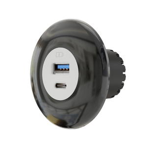 Nhà Máy DC12-24V Thiết Kế Mới Nhanh Chóng Sạc Xe Hơi 36W QC 3.0 Loại Một 5v3.1a Loại C USB Sạc Ổ Cắm Ổ Cắm Cho Xe Thuyền RV Marine - Product Image 1