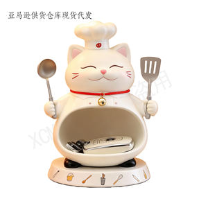 Statue de chat pilote d'avion - Figurine en résine personnalisée pour le rangement amusant, idéale pour le bureau et l'entrée, parfaite pour ranger les clés et les bibelots - Product Image 4