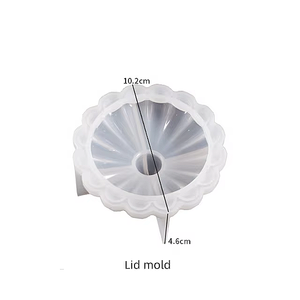 Fábrica al por mayor DIY gran rayas calabaza tipo tanque <span class=keywords><strong>de</strong></span> almacenamiento con tapa resina <span class=keywords><strong>silicona</strong></span> molde hormigón <span class=keywords><strong>yeso</strong></span> maceta M - Product Image 4