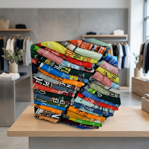 T-shirts de marque pour hommes du Bangladesh – Destockage d'usine, surplus et lots de vêtements – Prix FOB 1,50-2,60 $ – MOQ 130 - Product Image 3