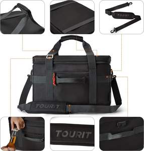 Échantillon gratuit : Sac isotherme portable grande capacité pour pique-niques et camping, sac à dos isotherme avec bandoulière - Product Image 3