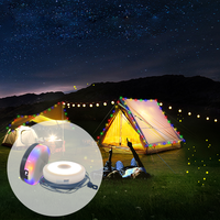 Lampe solaire de camping LED rechargeable de haute qualité pour l'extérieur, 10 m, guirlande lumineuse de camping solaire pour l'extérieur