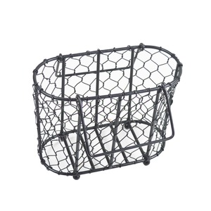 High on Demand Black Iron Wire Metal Basket Durable Storage Organizer <b>for</b> Fruits Vegetables and Pantry Available at Best Price - Product Image 6
