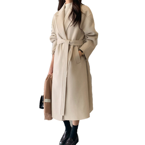 Manteaux en laine simples pour femmes, vestes <span class=keywords><strong>d</strong></span>écontractées unies, blazers longs <span class=keywords><strong>d</strong></span>'hiver pour femmes, vestes <span class=keywords><strong>d</strong></span>'extérieur - Product Image 5