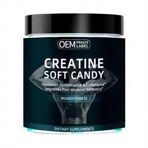 Suplemento de Preentrenamiento Deportivo con Monohidrato de Creatina de Marca Privada OEM para Energía y Fuerza Extra, Gomitas de Osito de 5000mg para Músculos - Product Image 1
