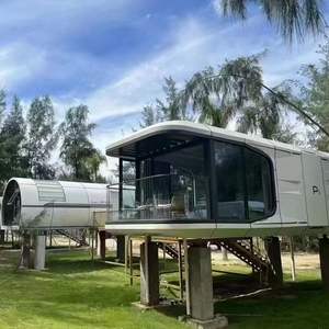 Marco de acero móvil 20Ft Cápsulas caseras extensibles preconstruidas Spaceresorts Campamento Cápsulas vivas Casa Edificio de oficinas Hotel - Product Image 5