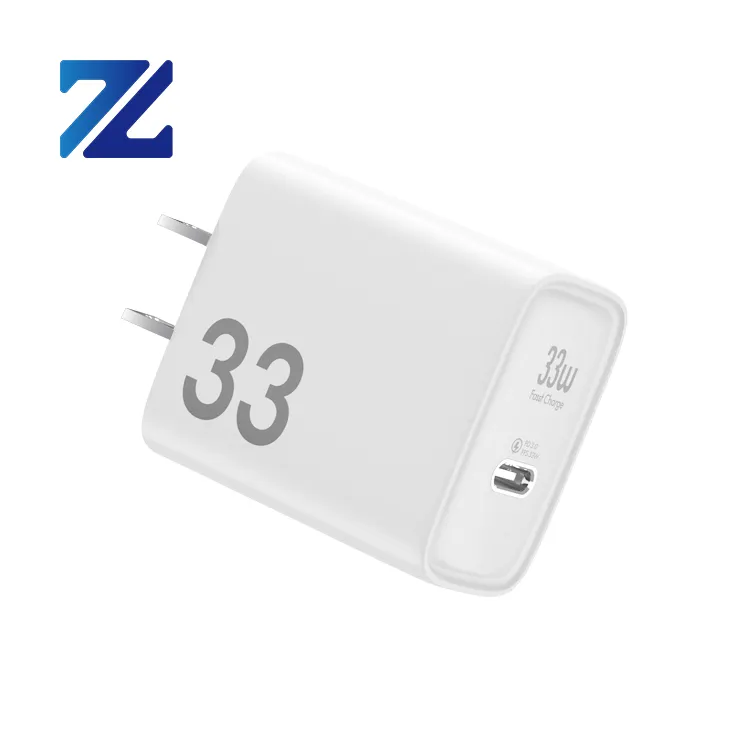 Cabo de dados rápido USB-C com adaptador de carregador de 33 W, produto 2024, compatível com UE-EUA PD 3.0 Tipo C para iPhone 14 13 12 11