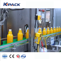 Kleine automatische complete fruit sap productielijn met concentraten sap vulmachine