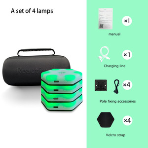 Luci per Allenamento Reattivo 4 Luci + APP |   Allenamento di Agilità e Velocità per Basket, Calcio, Tennis, Badminton, Taekwondo - Product Image 1