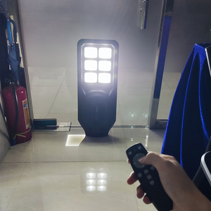 <span class=keywords><strong>Lampadaire</strong></span> solaire LED 100W 200W 300W 400W avec détecteur de mouvement, étanche, tout-en-un, pour extérieur + télécommande - Product Image 6