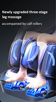 Meilleur fauteuil de massage électrique de luxe 2025, Shiatsu, zéro gravité, jambe 3D 4D, piste SL, massage complet du corps, prix complet du corps, zéro gravité 5D 2025