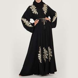 2019 alla moda abito musulmano di Design quotidiano da donna Jubah disegna Dubai per <span class=keywords><strong>Abaya</strong></span> <span class=keywords><strong>nero</strong></span> - Product Image 4