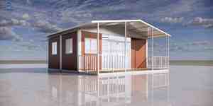 Skyacross Casa Mobile Prefabbricata da 20 Piedi, Design Compatto con Area Living e Cucina Aperta - Product Image 6