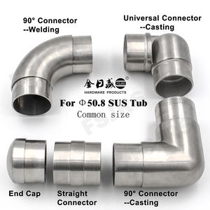 اكسسوارات البناء أنبوب مرن موصل أنبوب الفولاذ المقاوم للصدأ أنبوب دائري صلب قابل للتعديل الكوع المشتركة موصل عالمي - Product Image 2