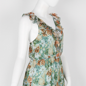 2021 nueva moda Sexy <span class=keywords><strong>sin</strong></span> espalda impresión floral vestido largo dama elegante mujeres ropa casual vestido <span class=keywords><strong>de</strong></span> - Product Image 3