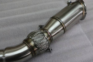 宝马228i/328i/428i N20 F22/F30/F32不锈钢性能4英寸排气落水管 - Product Image 6