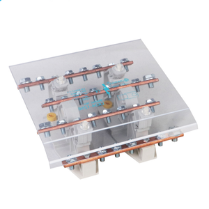 Connecteur de borne à vis en cuivre pour <span class=keywords><strong>rail</strong></span> électrique LINKWELL, 4 pôles, 660 V, montage sur <span class=keywords><strong>rail</strong></span> - Product Image 1