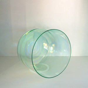 Suono curativo pavone verde luce cosmica cristallo canto ciotola Chakra nota ottava 3 ° 4 ° quarzo ciotole da canto - Product Image 4