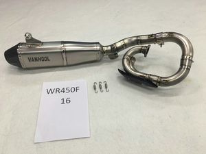 Tubo silenciador de escape de motocicleta de titanio de alto rendimiento para Yamaha <span class=keywords><strong>WR450F</strong></span> <span class=keywords><strong>2016</strong></span> - Product Image 5