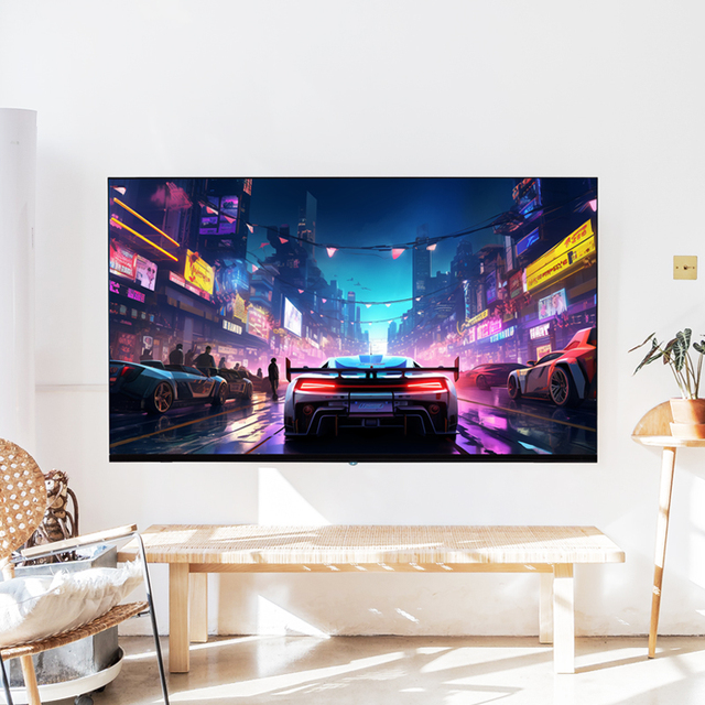 43 Inch 4K Qled OLED Smart TV 55 Inch with DVB-T2 S2 Hi-cast Dolby Sound for Home Entertainment Ideal for Living Rooms