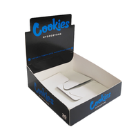 Boîtes PDQ personnalisées imperméables, boîtes en papier pliables, revêtement UV, logo imprimé, boîtes PDQ pour l'affichage de produits alimentaires et de collations, emballage de base